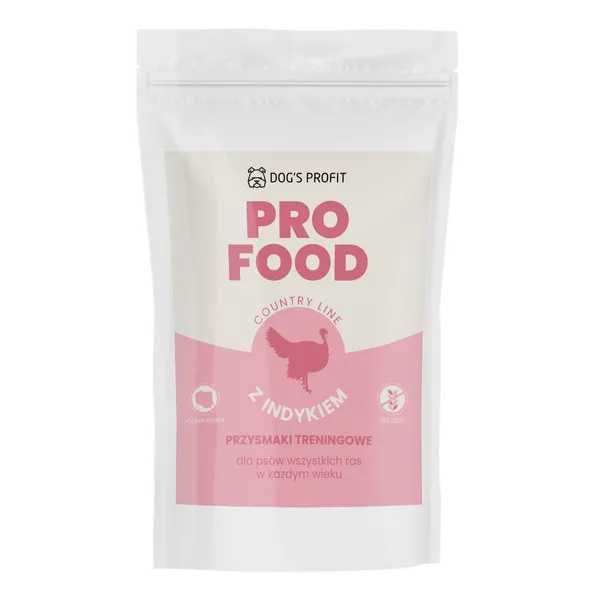 Trenerki dla psa Z INDYKIEM Dog's Profit