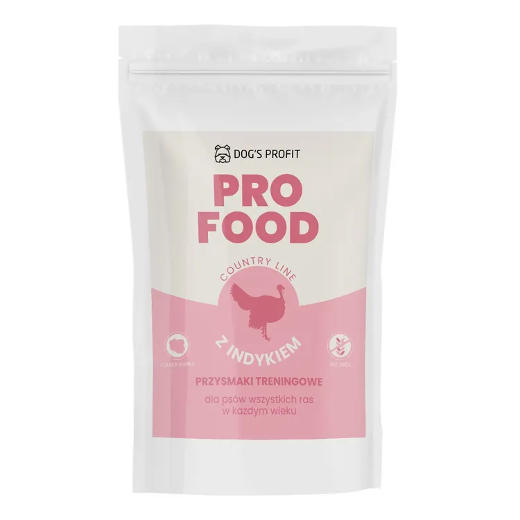 Trenerki dla psa Z INDYKIEM Dog's Profit