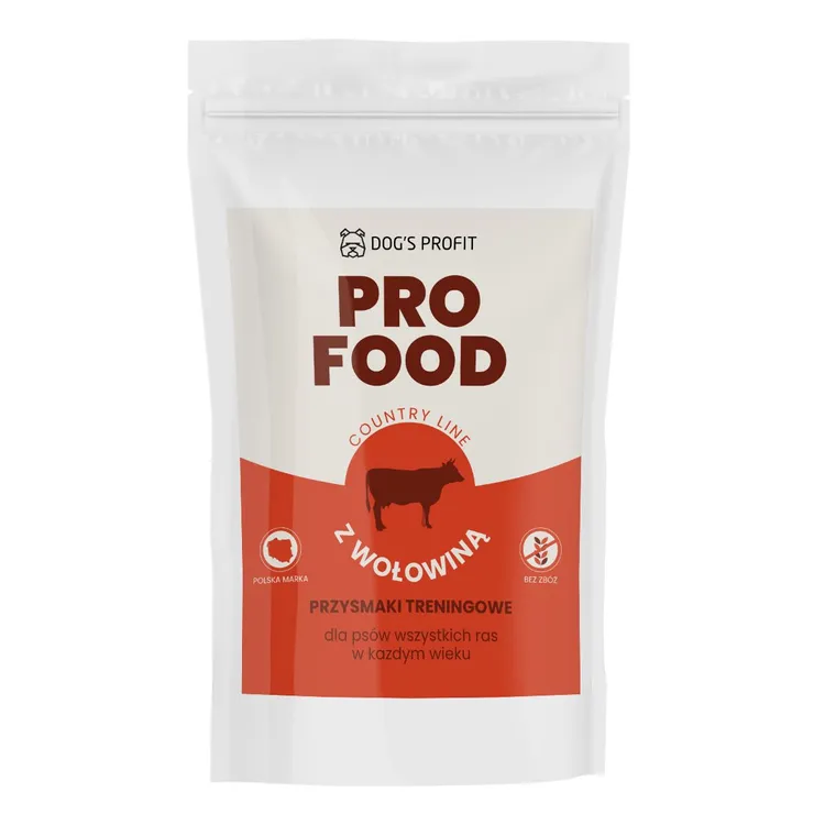 Trenerki dla psa Z WOŁOWINĄ Dog's Profit