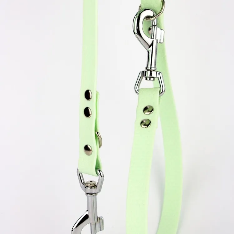 Smycz przepinana ADVENTURE HEXA LIGHT GREEN 200cm 16mm