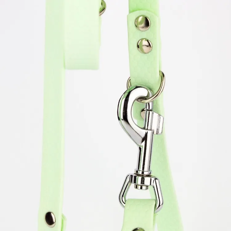 Smycz przepinana ADVENTURE HEXA LIGHT GREEN 200cm 16mm